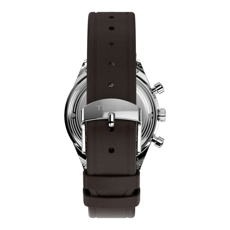 Timex Marlin® Jet Quartz Chronograph 40mm Leather Strap Watch #TW2Y24700