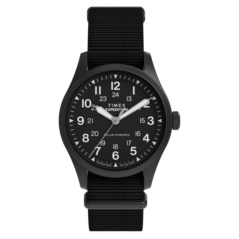 Timex Expedition® Field Post Solar 36mm Eco-Conscious Fabric Strap Watch #TW2Y31900