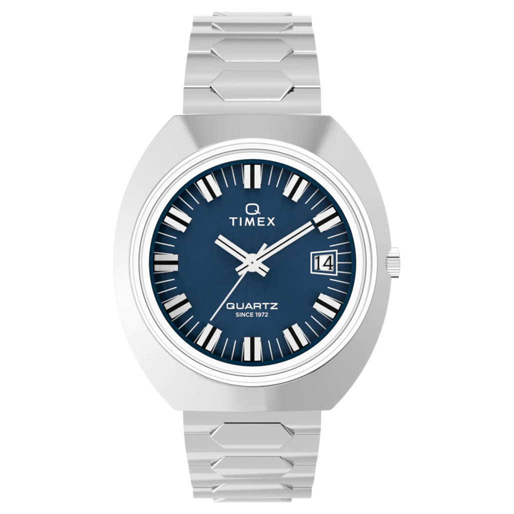 Timex® Q 1972 Time Machine Reissue 39mm Stainless Steel Bracelet