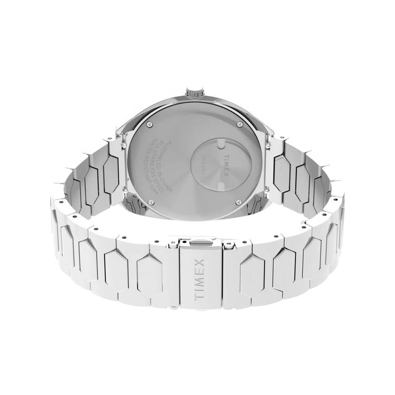 Timex® Q 1972 Time Machine Reissue 39mm Stainless Steel Bracelet Watch #TW2Y33100