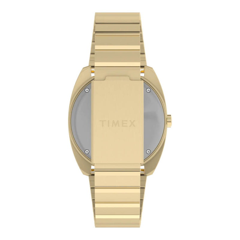 Timex® Q 1975 Enigma 37mm Stainless Steel Bracelet Watch #TW2Y34400
