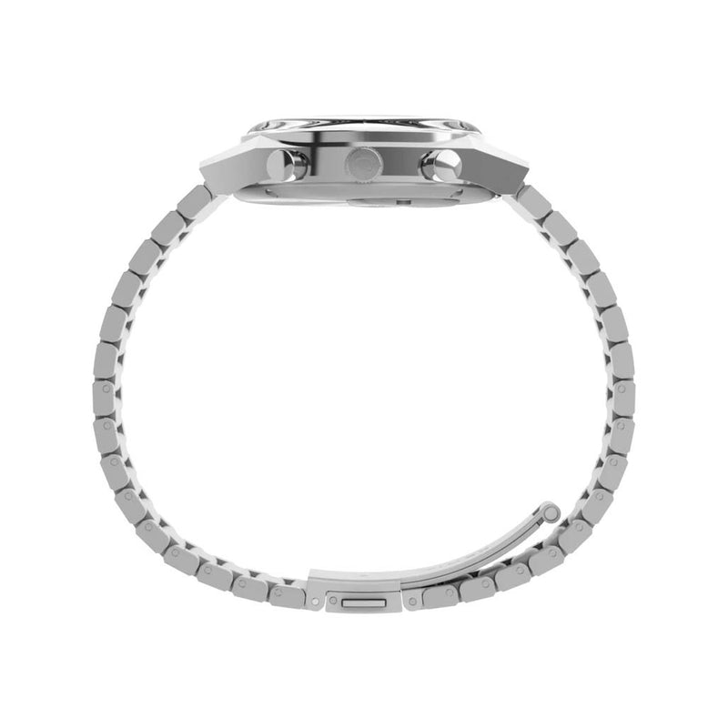 Timex® Q Falcon Eye Chronograph 40mm Stainless Steel Bracelet Watch #TW2Y34800