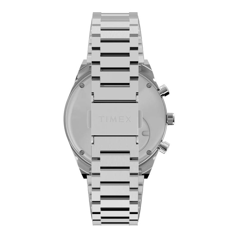 Timex® Q Falcon Eye Chronograph 40mm Stainless Steel Bracelet Watch #TW2Y34800