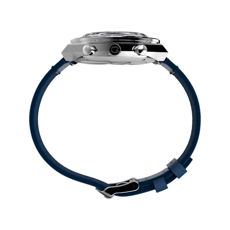 Timex® Q Chronograph 40mm Leather Strap Watch #TW2Y36100
