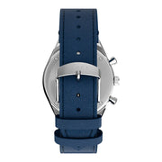Timex® Q Chronograph 40mm Leather Strap Watch #TW2Y36100