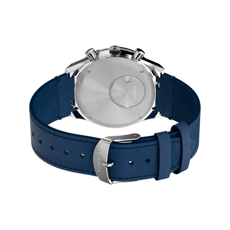 Timex® Q Chronograph 40mm Leather Strap Watch #TW2Y36100