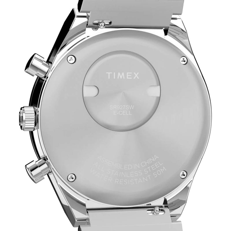 Timex® Q Chronograph 40mm Stainless Steel Bracelet Watch #TW2Y36200