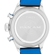 Timex x Pan Am® Waterbury Ace Chronograph 41mm Leather Strap Watch #TW2Y38700
