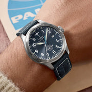 Timex x Pan Am® Waterbury Automatic Ace 41mm Leather Strap Watch #TW2Y38800
