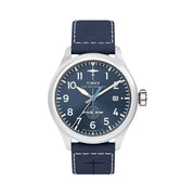 Timex x Pan Am® Waterbury Automatic Ace 41mm Leather Strap Watch #TW2Y38800