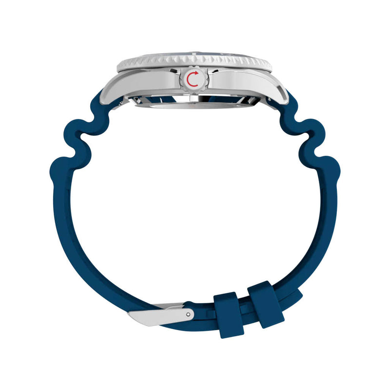 Timex Deepwater Meridian 200 Automatic 44mm HNBR Rubber Strap Watch #TW2Y39900