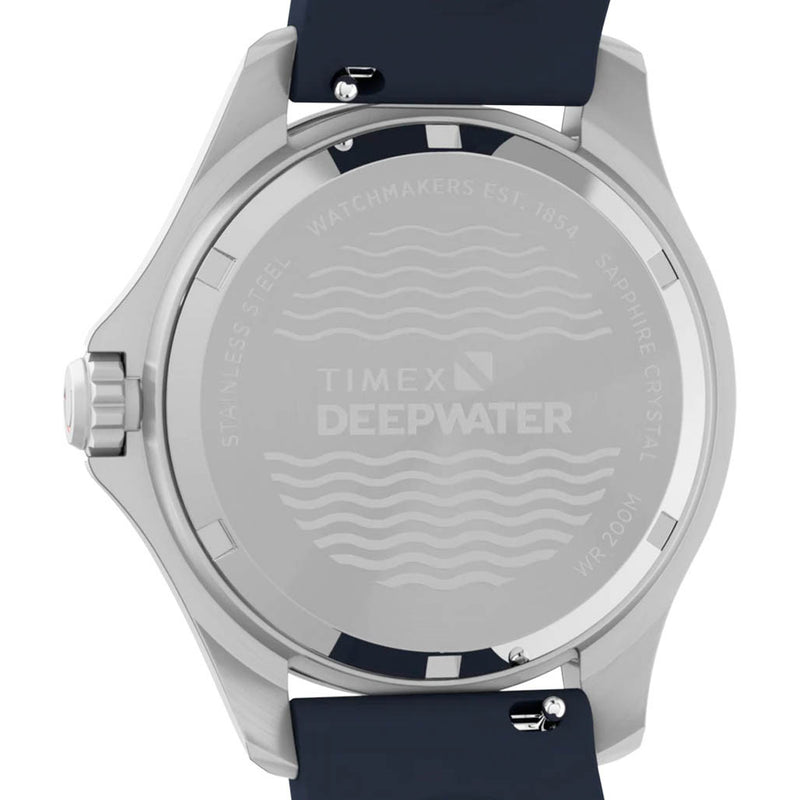 Timex Deepwater Meridian 200 38mm HNBR Rubber Strap Watch #TW2Y40300