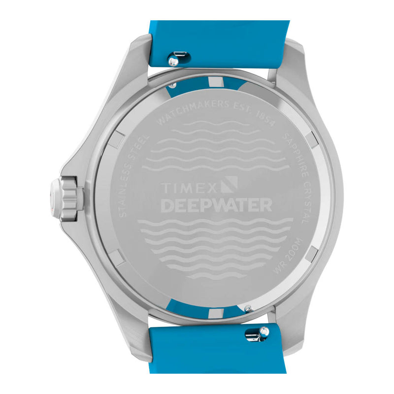 Timex Deepwater Meridian 200 38mm HNBR Rubber Strap Watch #TW2Y40400