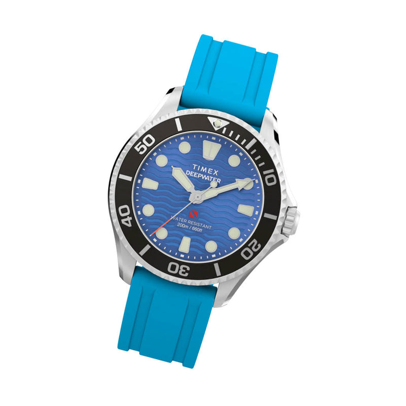 Timex Deepwater Meridian 200 38mm HNBR Rubber Strap Watch #TW2Y40400