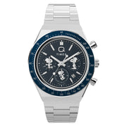 Timex x Peanuts® Q Timex® Chronograph 40mm Stainless Steel Bracelet Watch #TW2Y45300
