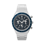 Timex x Peanuts® Q Timex® Chronograph 40mm Stainless Steel Bracelet Watch #TW2Y45300