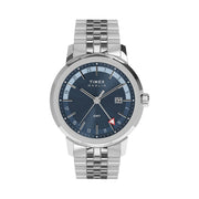 Timex Marlin® Quartz GMT 40mm Stainless Steel Bracelet Watch #TW2Y47600