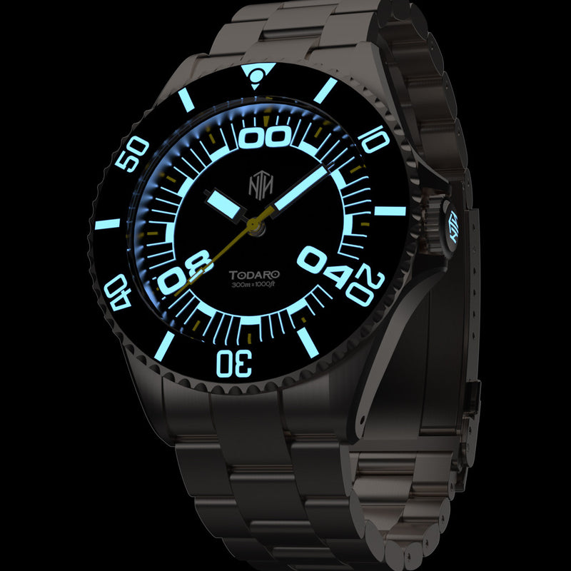 NTH Todaro 300M Automatic Dive Watch without Date Lume