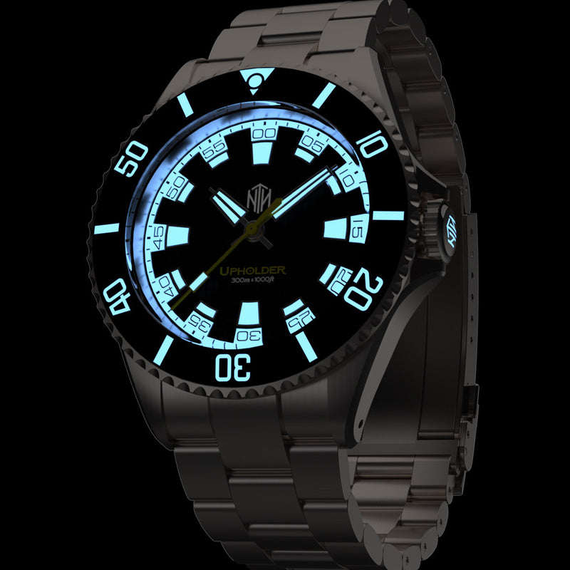 NTH Upholder 300M Automatic Dive Watch No Date Lume