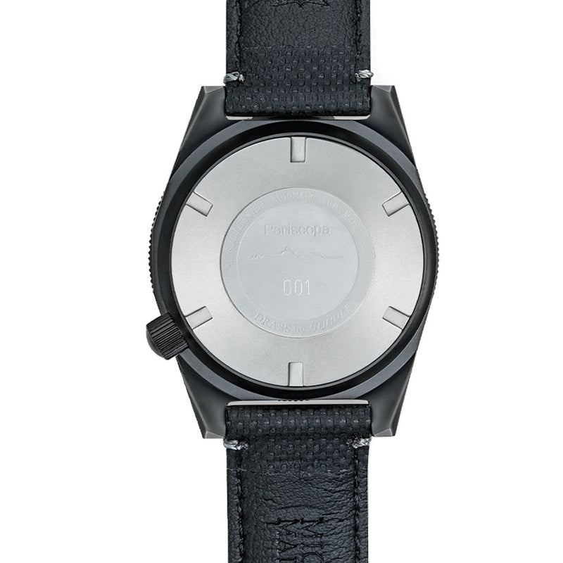 Squale x Drass Periscope Swiss Made Watch with IP Stainless Steel Case #VONDSSPER back