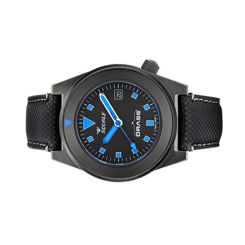 Squale x Drass Periscope Swiss Made Watch with IP Stainless Steel Case #VONDSSPER side