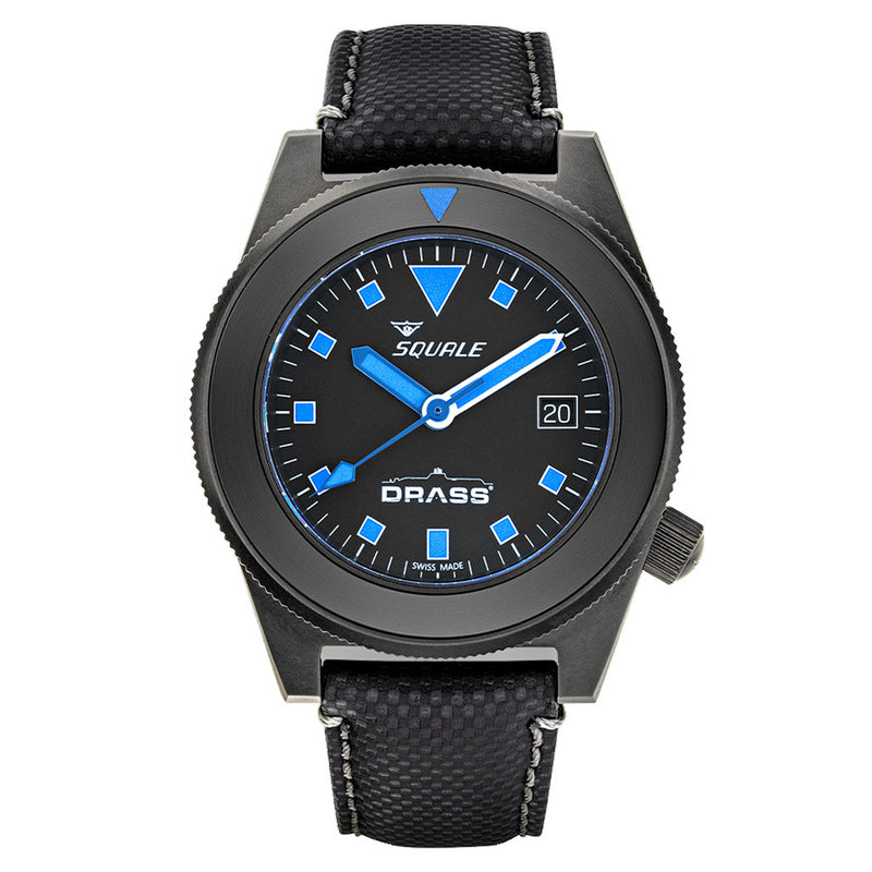 Squale x Drass Periscope Swiss Made Watch with IP Stainless Steel Case #VONDSSPER zoom