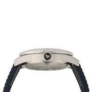 Varsity Watch with white and blue color scheme, automatic diver VW-01