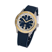 Varsity Automatic Watch with Blue Dial and Gold Accents #VW-02