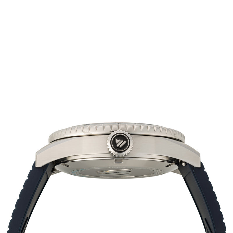 Varsity Automatic Watch with Blue Dial and Gold Accents #VW-02