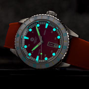 Varsity Automatic Watch with Red Dial and White Accents #VW-03