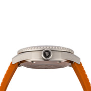 Varsity Automatic Watch with Blue Dial and Orange Accents #VW-04