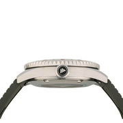 Varsity Automatic Watch with White Dial, Grey and Red Accents #VW-06