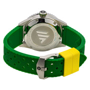 Varsity Automatic Watch with Green Dial, Yellow and White Accents #VW-08