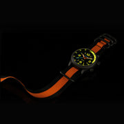 Lum-Tec 42mm Solar Powered Military Watch with Double Dome Sapphire Crystal #Vortex-D3
