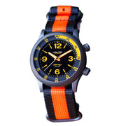 Lum-Tec 42mm Solar Powered Military Watch with Double Dome Sapphire Crystal #Vortex-D3 zoom