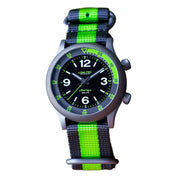 Lum-Tec 42mm Solar Powered Military Watch with Double Dome Sapphire Crystal #Vortex-D5 zoom