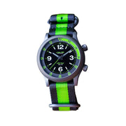 Lum-Tec 42mm Solar Powered Military Watch with Double Dome Sapphire Crystal #Vortex-D5