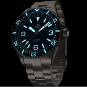 NTH Swiftsure 610-Meter Hi-Beat Automatic Dive Watch with Blue Dial #WW-2K1-SKSN lume