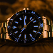 NTH Thresher 610-Meter Hi-Beat Automatic Dive Watch with Date Window #WW-2K1-TESD lume