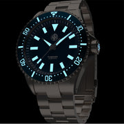 NTH Thresher 610-Meter Hi-Beat Automatic Dive Watch with Date Window #WW-2K1-TESD lume