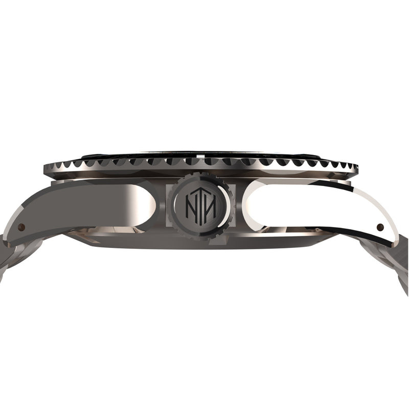 NTH Thresher 610-Meter Hi-Beat Automatic Dive Watch without Date #WW-2K1-TWSN crown