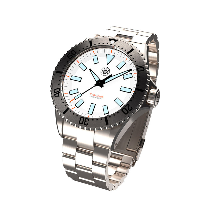 NTH Thresher 610-Meter Hi-Beat Automatic Dive Watch without Date #WW-2K1-TWSN tilt