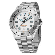 NTH Polar White Hi-Beat Automatic Dive Watch with Date #WW-NTH-BPWD