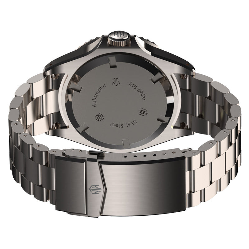 NTH Polar White Hi-Beat Automatic Dive Watch with Date #WW-NTH-BPWD