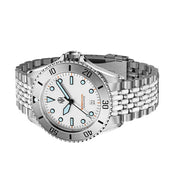 NTH Polar White Hi-Beat Automatic Dive Watch with Date #WW-NTH-BPWDB