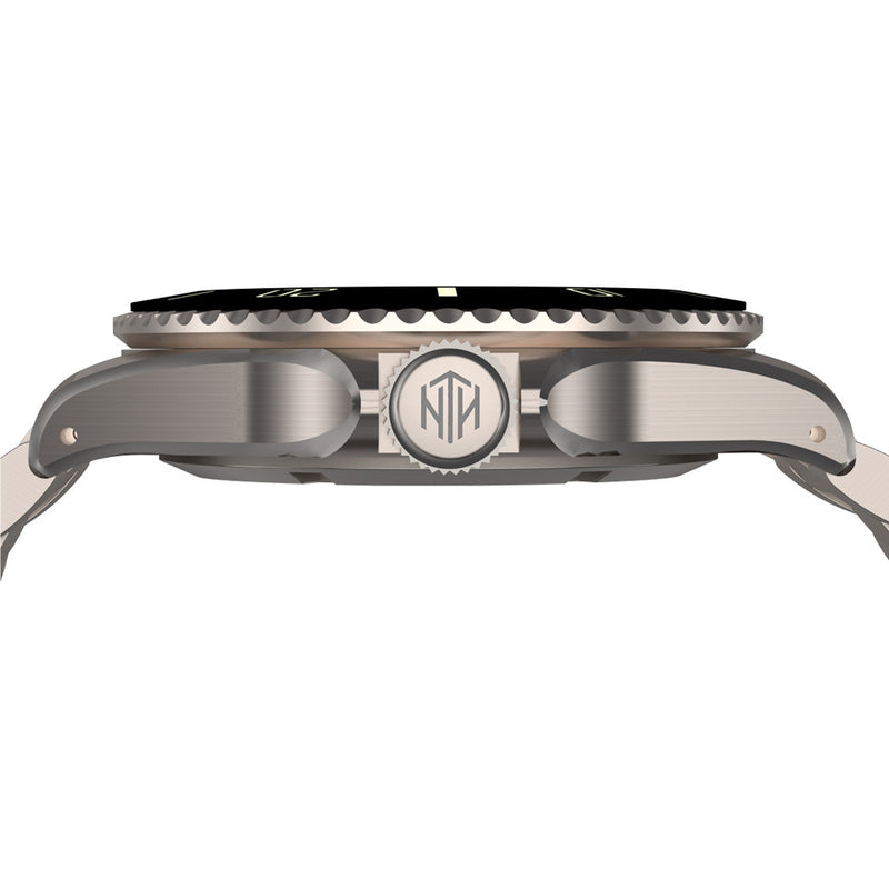NTH Polar White Hi-Beat Automatic Dive Watch without Date #WW-NTH-BPWN