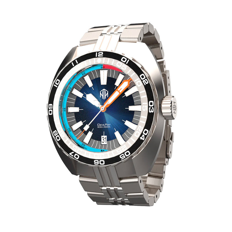NTH DevilRay 500-Meter Automatic Dive Watch with an AR Sapphire Crystal #WW-NTH-DRED