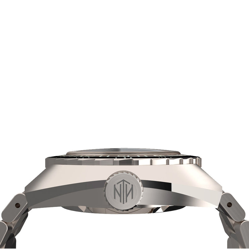 NTH DevilRay 500-Meter Automatic Dive Watch with an AR Sapphire Crystal #WW-NTH-DRED crown