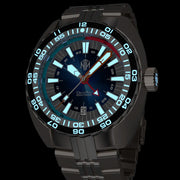NTH DevilRay 500-Meter Automatic Dive Watch with GMT Function #WW-NTH-DREG lume