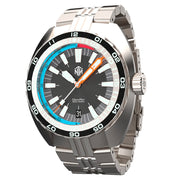 NTH DevilRay 500-Meter Automatic Dive Watch with Black Dial and Date #WW-NTH-DRKD zoom